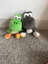 Super Mario Nintendo Little Buddy Green and Black Yoshi Plush  