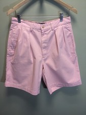 Vintage 90s Polo Ralph Lauren Tyler Pleated Shorts Size 31 Pink Preppy GUC