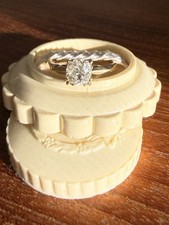 1930’s 14ct Yellow Gold Old Mine Cut Diamond Engagement Ring