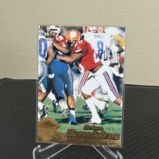 Brian Dawkins 1996 Pacific Crown Collection Gold Rookie Card RC #335 - Eagles. rookie card picture