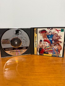 Street Fighter Collection for Sega Saturn Used CIB JP REGION FADED SPINE