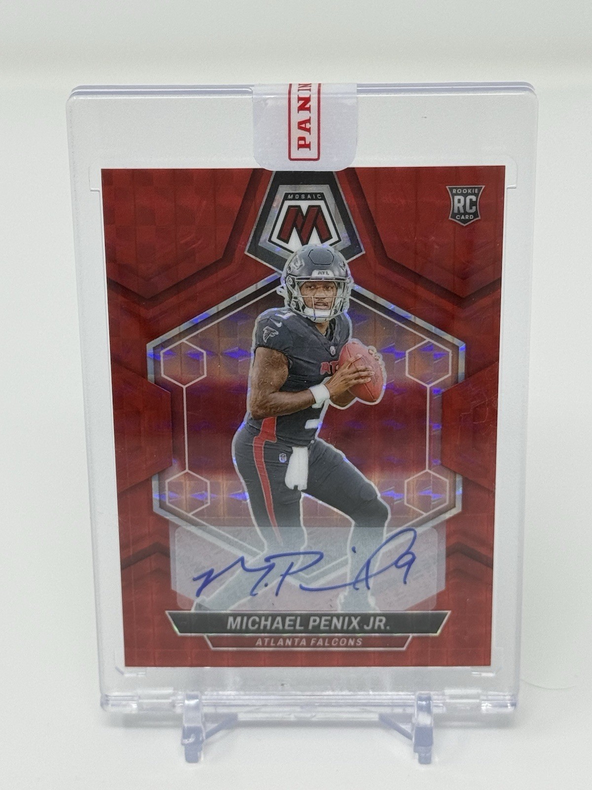2024 Panini Mosaic Rookie Autographs  Michael Penix Jr.  Red Prizm /199 🔥
