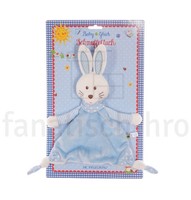 Die Spiegelburg Schnuffeltuch Hase Kuscheltuch Blau Pilz 90410 Baby GlüCk