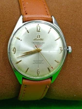 vintage Atlantic Worldmaster Original watch 21 Jewels Mechanical Manual