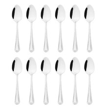 Perlenmuster Teelöffel Olympia 12er Pack Restaurantbesteck 140 mm