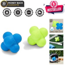 Versatile Reaction Ball Training Set for Hand-Eye Coordination - 2.75 in, 2-Pack