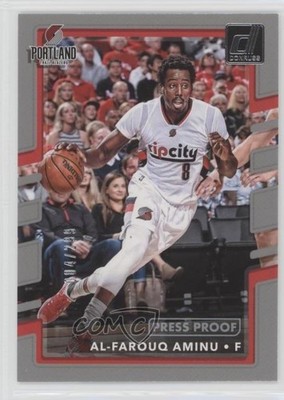 2017-18 Panini Donruss Press Proof Silver 4/299 Al-Farouq Aminu #121 0qr0