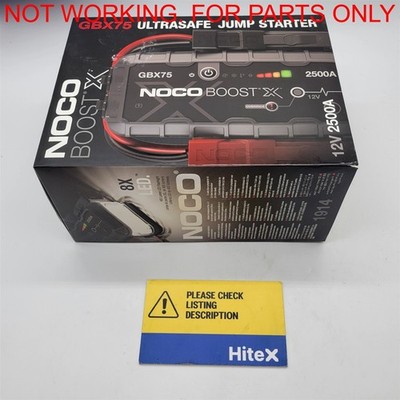 NOCO Boost X GBX75: 2500A UltraSafe Jump Starter   12V [GBX75] -NOT WORKING-