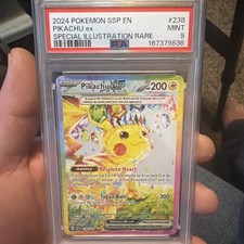 2024 Pokémon Surging Sparks Pikachu ex SIR #238/191 PSA 9 MINT