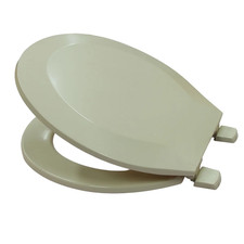 Hard Plastic Toilet Seat With Beveled Edges
