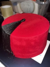 Royal Red Moroccan Fezy Hat
