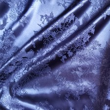 Jacquard Satin Fabric 58'' Wide Brocade Charmeuse Damask Fabric For Dress Kimono
