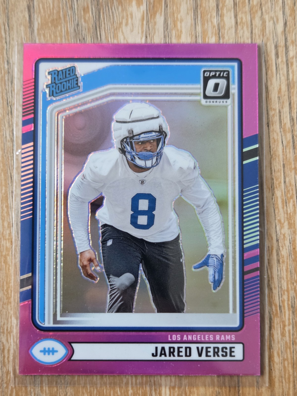 2024 Panini Donruss - Rated Rookie Jared Verse #341 Optic Preview Pink Prizm...