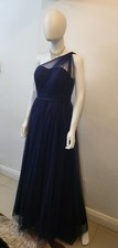 Babaroni Prom Evening Dress Size 10 Navy Blue  