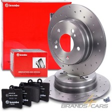 BREMBO XTRA BREMSSCHEIBEN +BELÄGE HINTEN FÜR MERCEDES C-KLASSE W203 CL203 C209