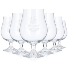 6x Menabrea Bier Glas Schwenkerglas 0,4l Pokal Rastal L&uuml;ttich (6er Set)