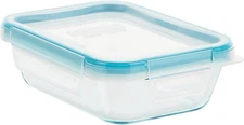 Snapware Total Solution Glass Rectangle with Lid, 2 Cup Capacity, Clear