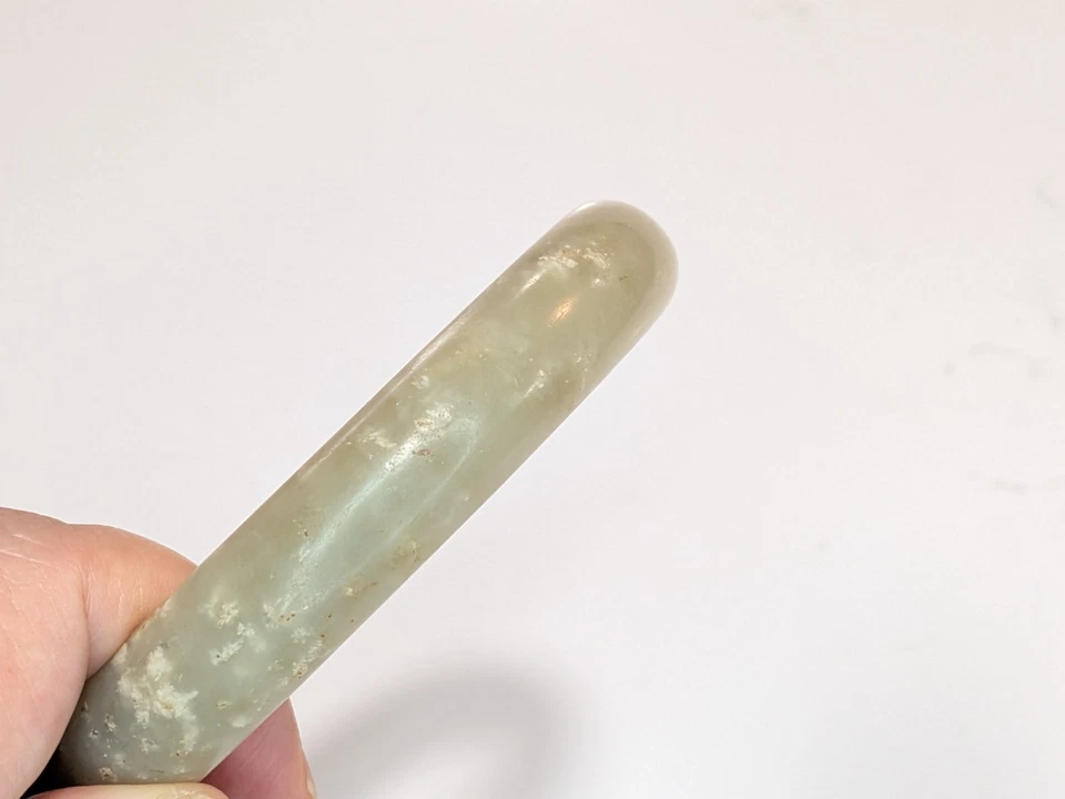 #0268: Brazalete de nefrita vintage Foto 3 de 4