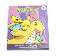 McDonald's Happy Meal Toy 2024 Pokemon Cards Pikachu Dragonite Box Stickers T372