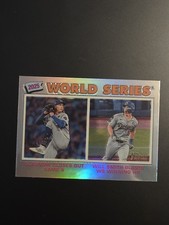 Topps 2025 Heritage Refractor Glasnow Smith #312 Dodgers Blue Jays WS