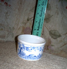 CHARMING FURNIVALS QUAIL DESIGN CUSTARD CUP- 1913- MADE IN  ENGLAND- NUMBERED — photo 3