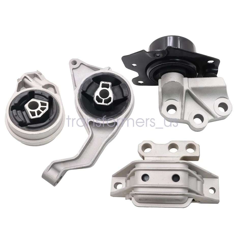 Motor Mount & Trans Mount Set 4PCS For 05-10 Chevrolet Cobalt 06-11 HHR 2.2 2.4L - Image 2 of 4