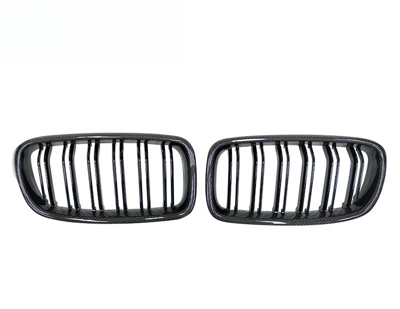 Genuine Carbon Fiber Front Grille For 2012-2018 BMW F30 320i 328i 330i 340i - Image 3 of 4