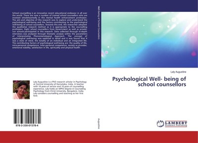 Psychological Well- being of school counsellors Laly Augustine