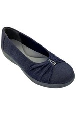 Lifestride Women's Paige Fabric Slip-On Shoe Navy