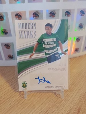 Markus Edwards /49 Auto Panini Immaculate Sporting Lissabon