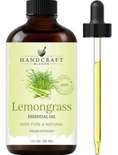 Handcraft Blends Lemongrass Essential Oil   1 Fl Oz   100 Pure and Natural   ...