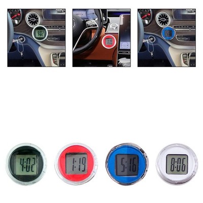 Lenkeruhr für, Mini elektronische Autouhr, Scooter Armaturenbrettuhr
