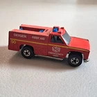 Hot Wheels Vintage 1974 Emergency Unit #50 Truck Original Hong Kong