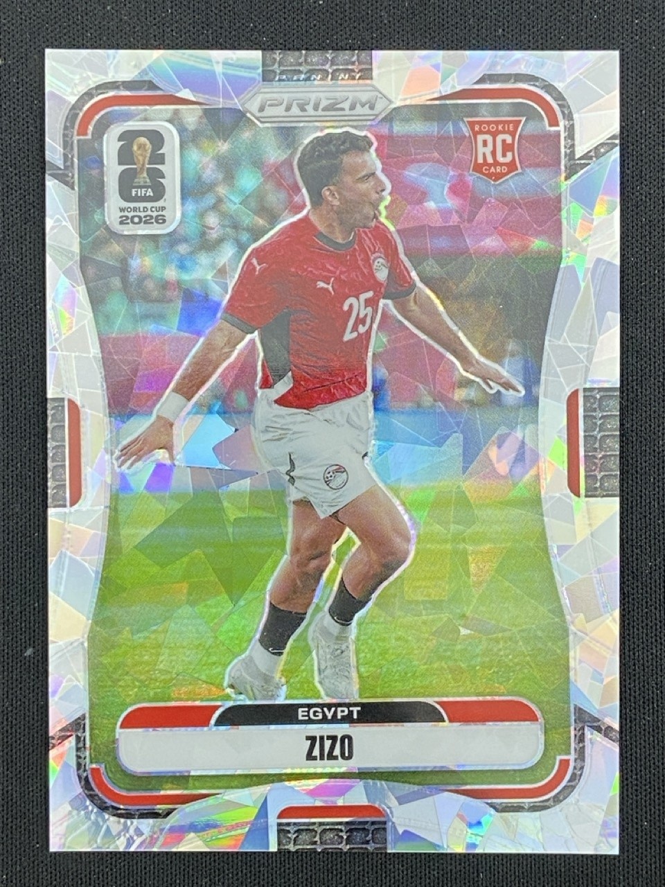 Zizo 2026 Panini Prizm FIFA World Cup Cracked Ice Base RC /23 #225