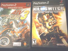 2003 PlayStation 2 ATV Off-road Fury 3 & Kill Switch Games