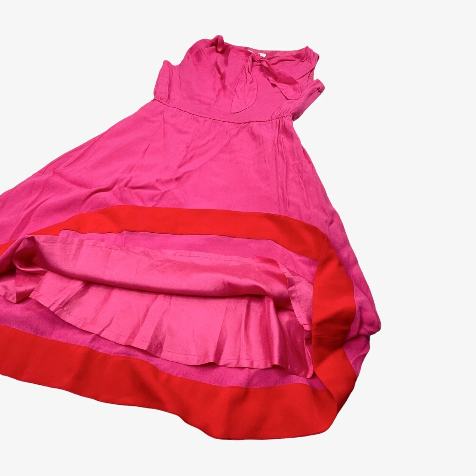 Abito Kate Spade Look For The Silver Lining Dalene rosa finiture rosse donna 6