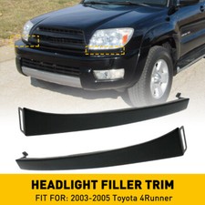 For 2003-2005 Toyota 4runner Bumper Front Grille Headlight Filler Trim Panel Set