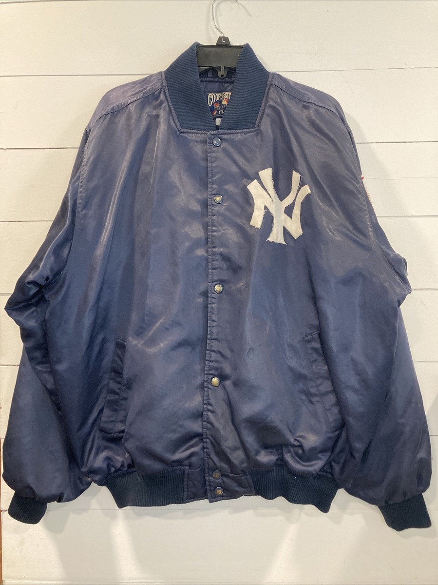Vintage New York Yankees Cooperstown Majestic Satin Bomber Jacket