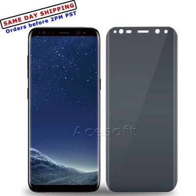 Anti-Peep Full 3D Tempered Glass Screen Protector f Samsung Galaxy S8 SmartPhone