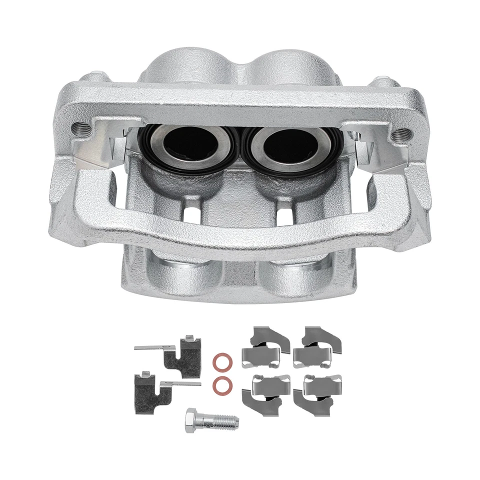 Kit de pinzas de disco delanteras y pastillas de freno de cerámica para Ford F-250 F-350 Super Duty Foto 4 de 4