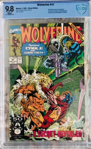 WOLVERINE #41 CBCS 9.8 KEY SABERTOOTH CABLE JUBILEE FORGE APPEAR not CGC EGS PGX - Picture 1 of 5