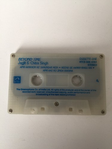 Beyond Time Cass 1 - Jagjit Singh Chitra Singh Bollywood Ghazals Ghazal 1988 HMV - Picture 6 of 9