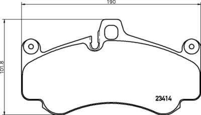 Premium NAO Ceramic OE Equivalent Pad