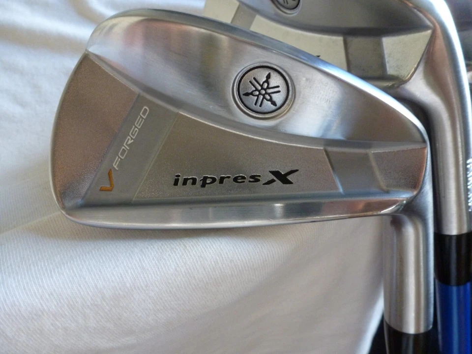ENDO JAPAN Made 2013 YAMAHA Inpres X V Forged MRH Irons set 5-PW TOUR AD 75 STF - Image 3 of 4