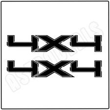 Set Of 2 - Ford F150 4x4 Decals Stickers Truck Bed For 2009-2014