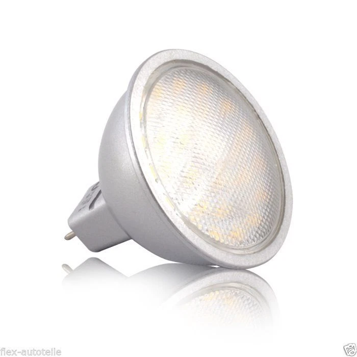 FORCE LIGHT LED SMD Spot Lampe Strahler Lampe Streuglas Sparlampe MR16 GU5,3 warm 5W 12V
