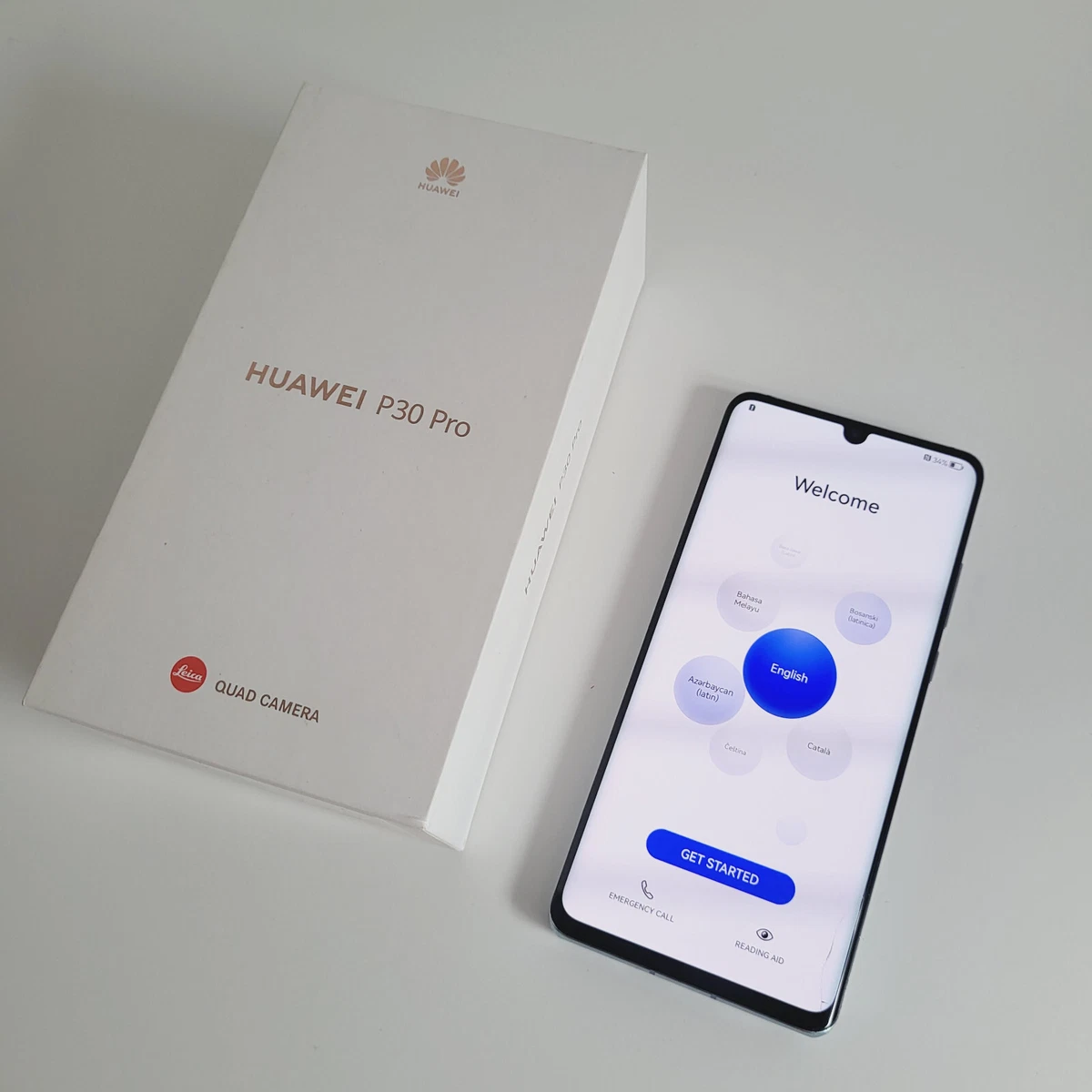 Huawei P30 Pro 128GB Breathing Crystal 6GB RAM Unlocked Smartphone Dual SIM
