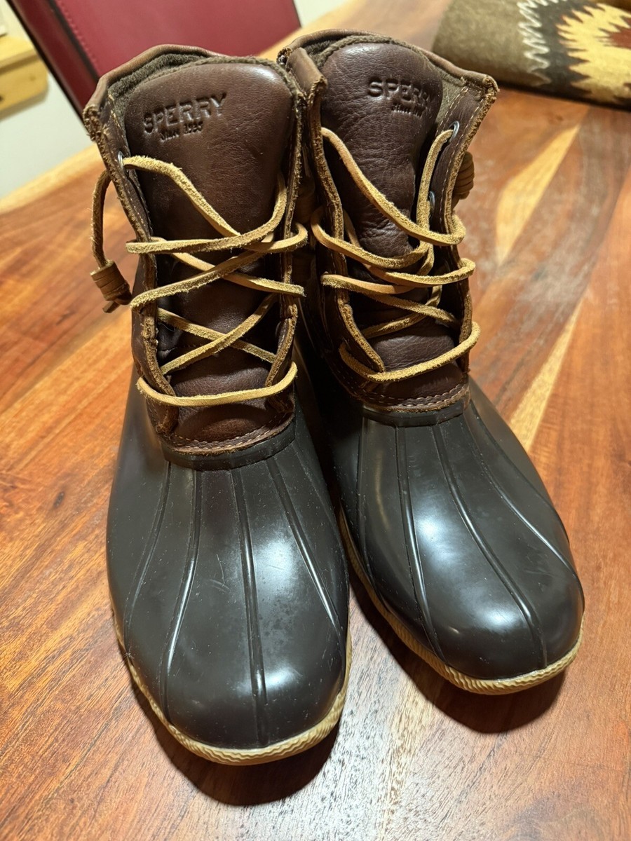 sperry duck boots 8.5