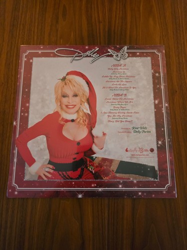Dolly Parton A Holly Dolly Christmas - Exclusive Opaque Gold Limited Vinyl 2020 - Picture 6 of 6