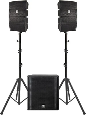proreck CLUB 3500 PA Speaker System DJ Powered Combo Set 15 inch subwoofer 3000W